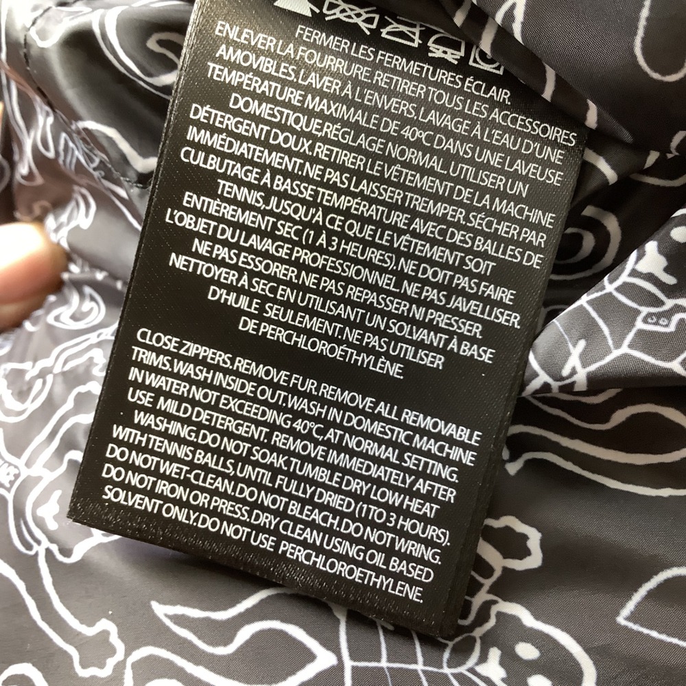 Mackage x Roller Rabbit Madalyn Black Down Puffer Jacket Coat‎ Womens Small NWT - Picture 12 of 16